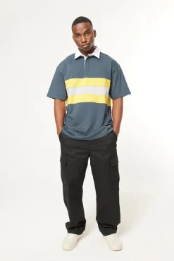ALEX SS GRAND RUGBY ASPHALT/YELLOW