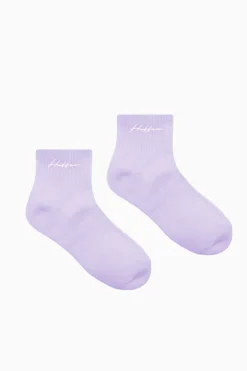 ANKLE RIB SOCK/ESSENTIAL THISTLE