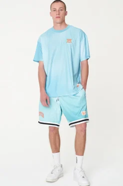 3 BALLER SWISH TEE AQUA