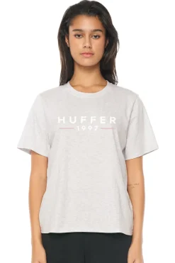 BELLA TEE/BOARDING PASS GREY MARLE