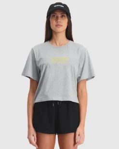 BELLA TEE/FAITHFUL YLW GREY MARLE