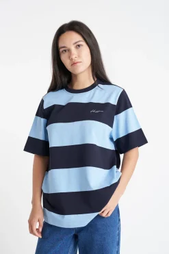 BENSON RELAX TEE NAVY/GLACIER
