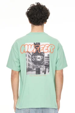BLOCK TEE 220/ NONSTOP LICHEN