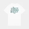 BLOCK TEE 220/BALLSY CHALK