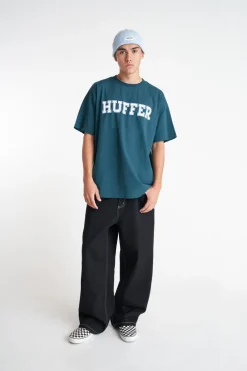 BLOCK TEE 220/BLOCK OUT DEEP EMERALD