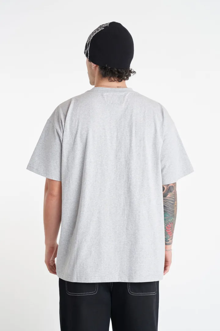 BLOCK TEE 220/TEXTURA GREY MARLE