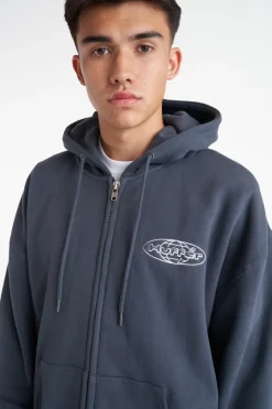 BLOCK ZIP HOOD 350/ALTA ASPHALT
