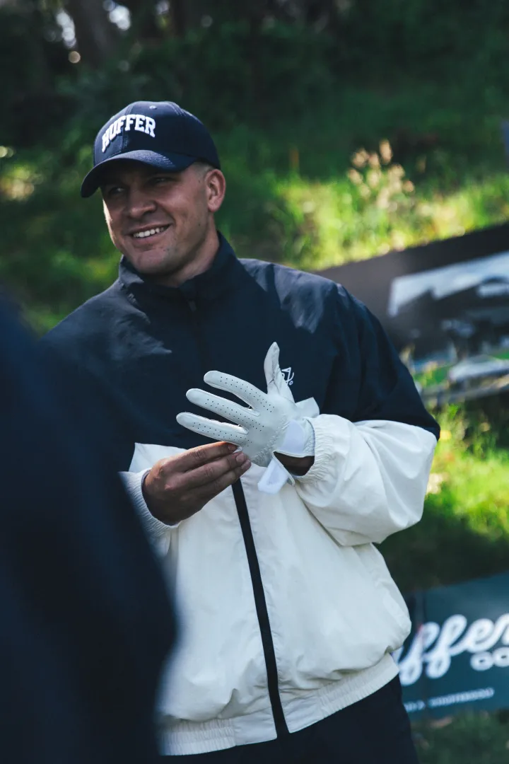CADDIE TRACK JACKET NAVY