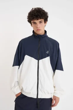 CADDIE TRACK JACKET NAVY