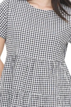 CATALINA MILLY DRESS BLACK/IVORY