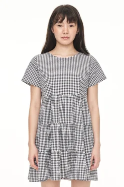 CATALINA MILLY DRESS BLACK/IVORY