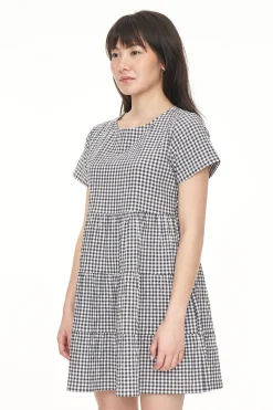 CATALINA MILLY DRESS BLACK/IVORY