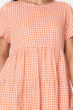 CELINE MILLY DRESS PINK/SMOOTHIE
