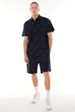 CHEERS RELAX SHORT NAVY/WHITE