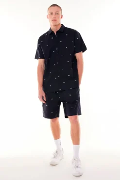 CHEERS SS OG SHIRT NAVY/WHITE