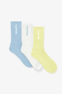 HFR RIB SOCK 3 PACK MULTI