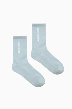 HFR RIB SOCK/COPYWRITE Y2K BLUE