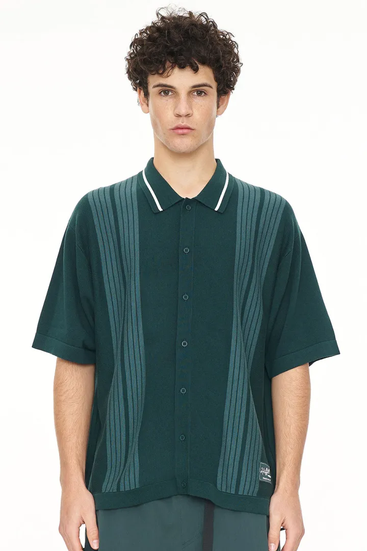 KNIT SHIRT GOLF GREEN