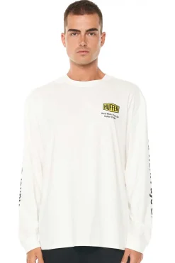 LS BLOCK TEE/CONSTRUCT CHALK
