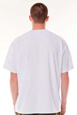MENS BLOCK TEE WHITE
