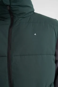 MENS BOX PUFFER VEST FOREST
