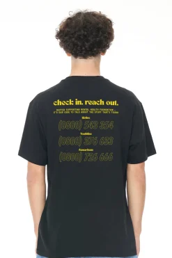 MENS SUP TEE/REACH OUT BLACK