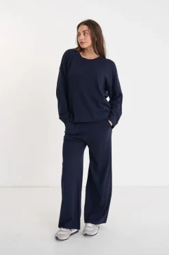 MERINO LOUNGE PANT MIDNIGHT