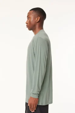MERINO LS SUP TEE JADE