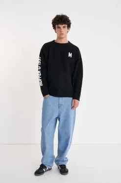 OG CAPITAL KNIT CREW BLACK