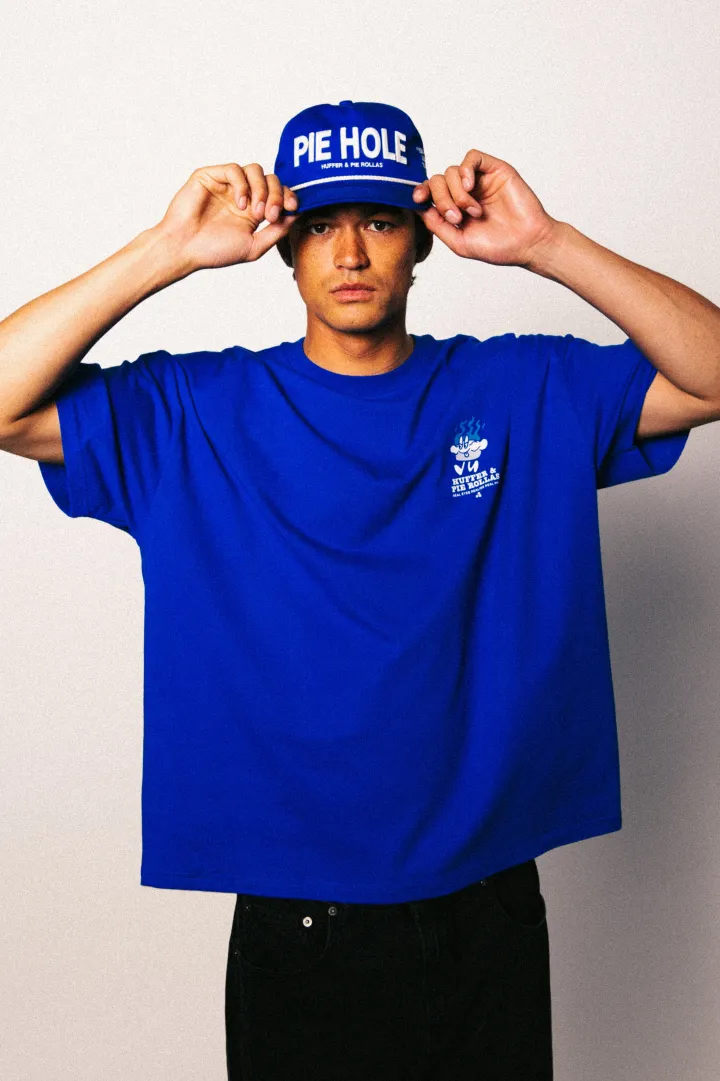5 PANEL POLO CAP/PIE ROLLAS BLUE