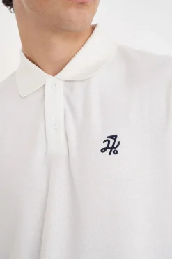 PIQUE SS POLO CHALK