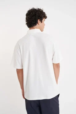PIQUE SS POLO CHALK
