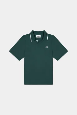 PIQUE SS POLO GOLF GREEN
