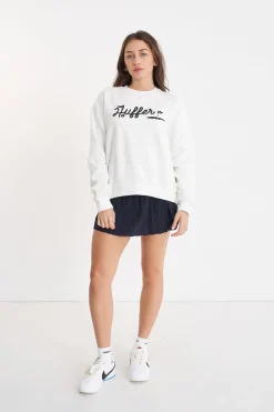 SLOUCH CREW 350/ON PAR CHALK