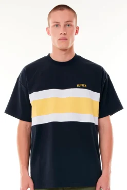 TRIO BOX FREE TEE MIDNIGHT/YELLOW