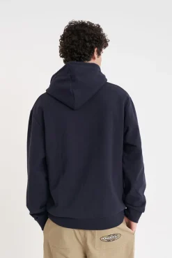TRUE HOOD 350/FLOCKED NAVY