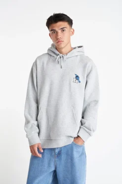 TRUE HOOD/YEAH RIGHT GREY MARLE