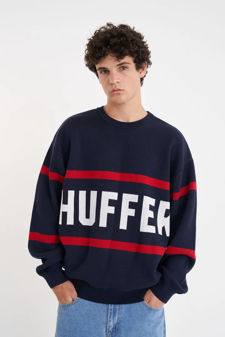 TRUE KNIT CREW/BREAKER MIDNIGHT