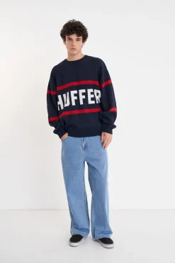 TRUE KNIT CREW/BREAKER MIDNIGHT