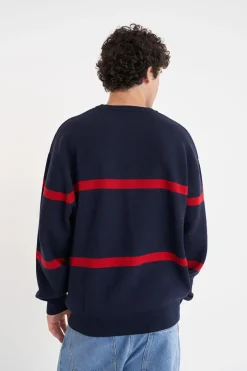 TRUE KNIT CREW/BREAKER MIDNIGHT