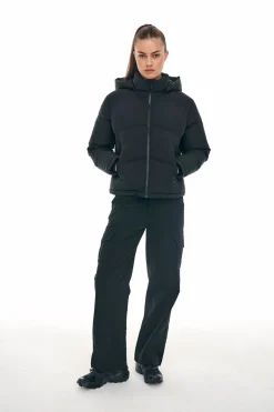 WMNS BLOCK DOWN JKT BLACK