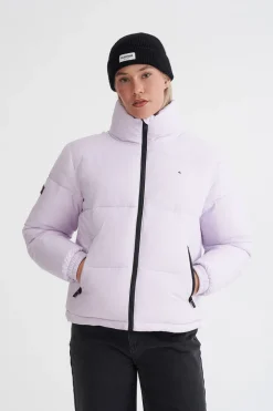 WMNS BOX PUFFER JKT ORCHID