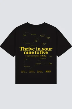 WMNS CLASSIC TEE/FIVE WAYS BLACK