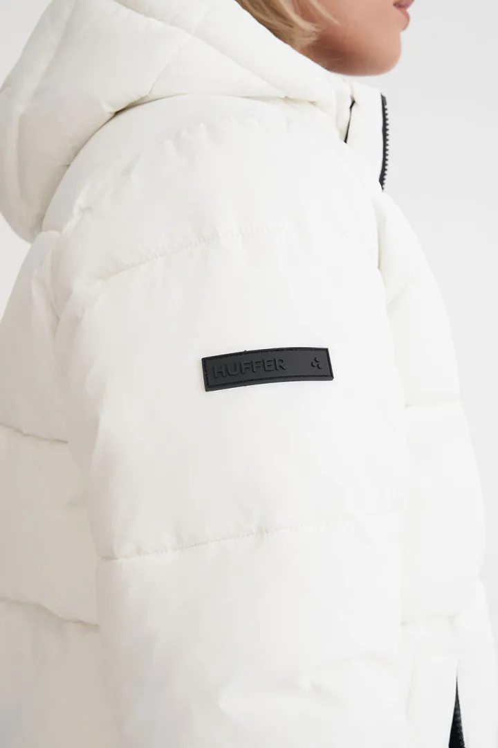 WMNS STREET PUFFER JACKET WHITE