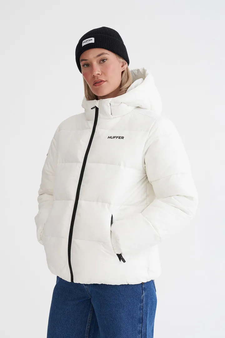 WMNS STREET PUFFER JACKET WHITE