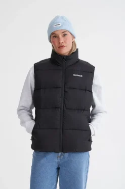 WMNS STREET PUFFER VEST BLACK