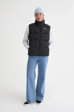 WMNS STREET PUFFER VEST BLACK