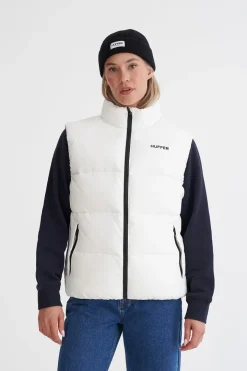 WMNS STREET PUFFER VEST WHITE