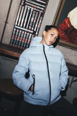 WMNS SUPERDOWN JKT MIST BLUE