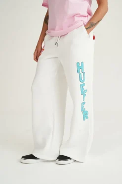 WMNS WIDE TRACKPANT/SCORE CHALK